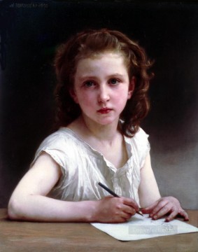  at - Une Vocation Realism William Adolphe Bouguereau